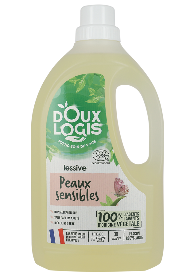 Lessive liquide bio sans parfum - 750 ml - Les Origines Végétales